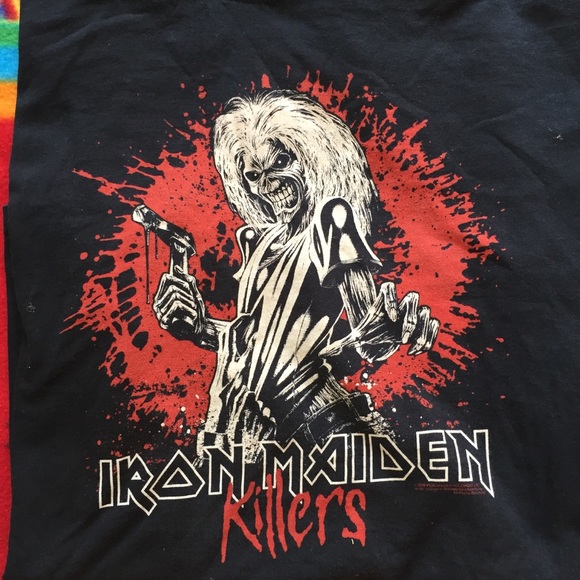 4 Band Shirts (Guns N Roses/Iron Maiden/Megadeath - Picture 4 of 8